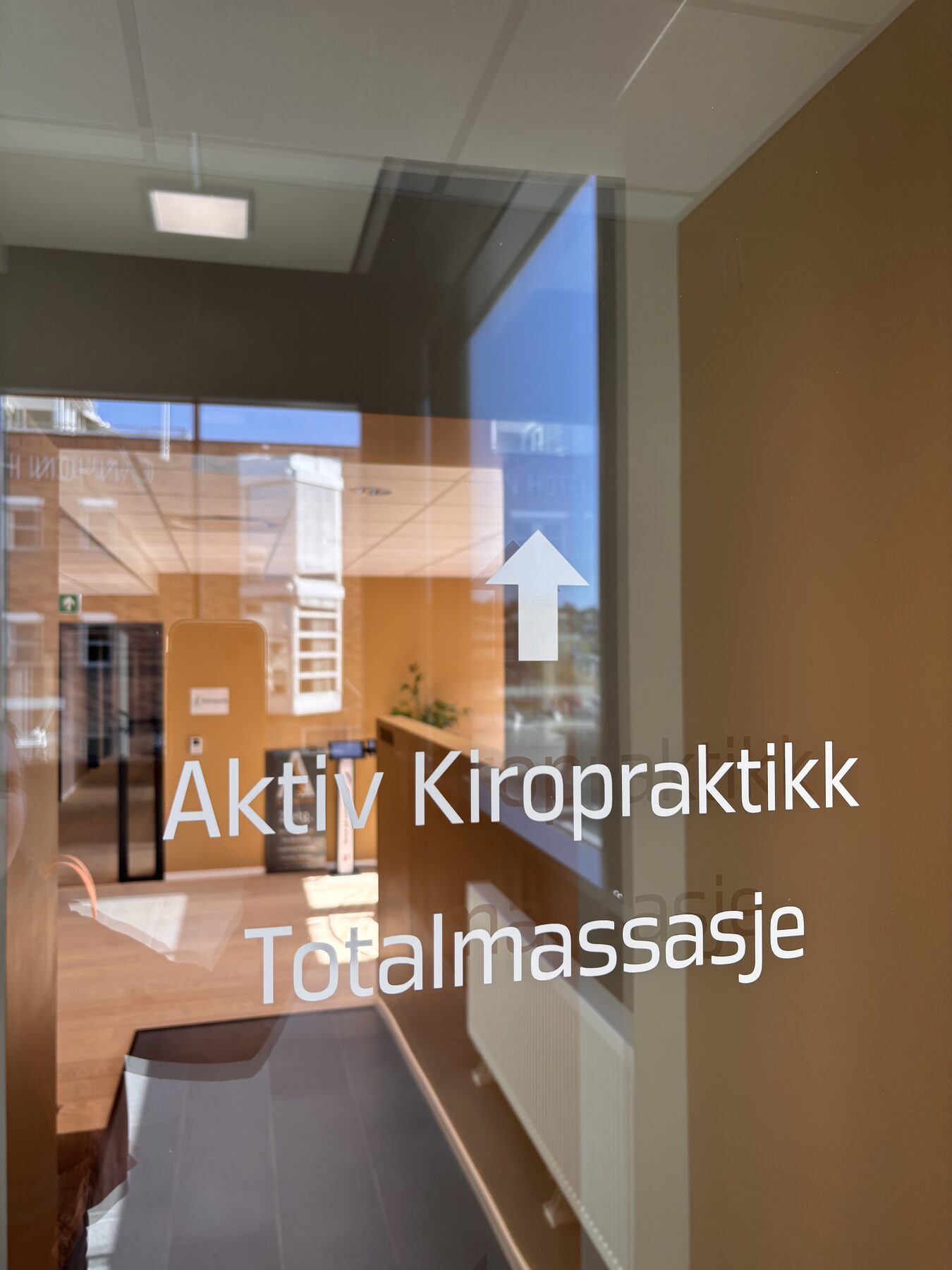 Inngangen til Totalmassasje